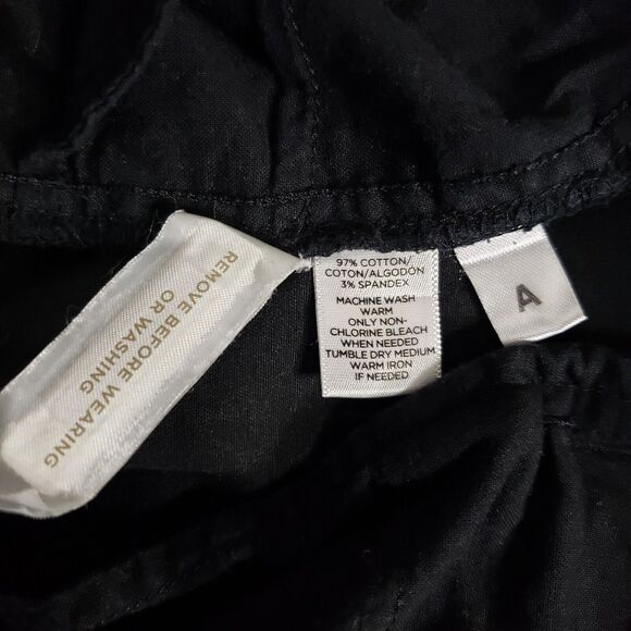 Ann Taylor LOFT Cropped Pants Womens Size 8P Petite Marisa Fit Mid Rise Black - Picture 9 of 10